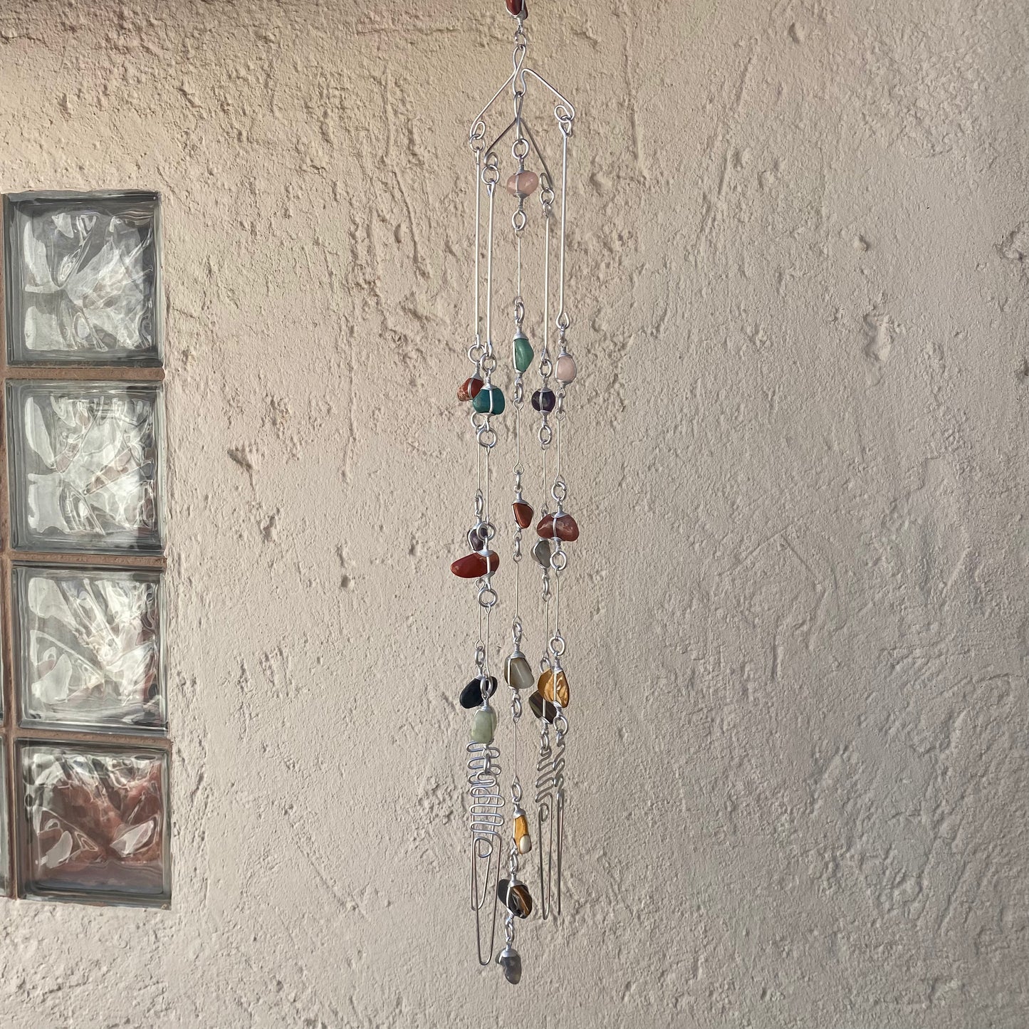 Assorted Gemstone Windchime - Crystal Geological