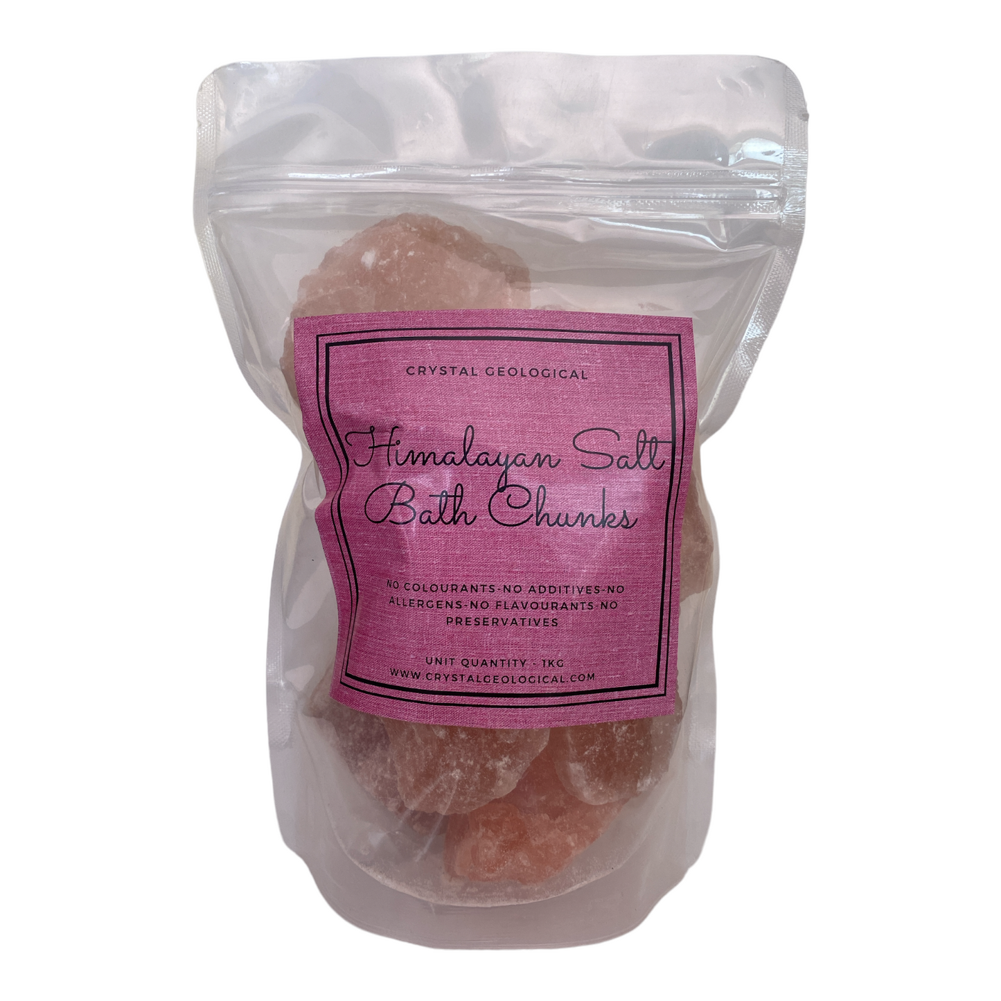 Himalayan Salt - Bath Chunks - Crystal Geological