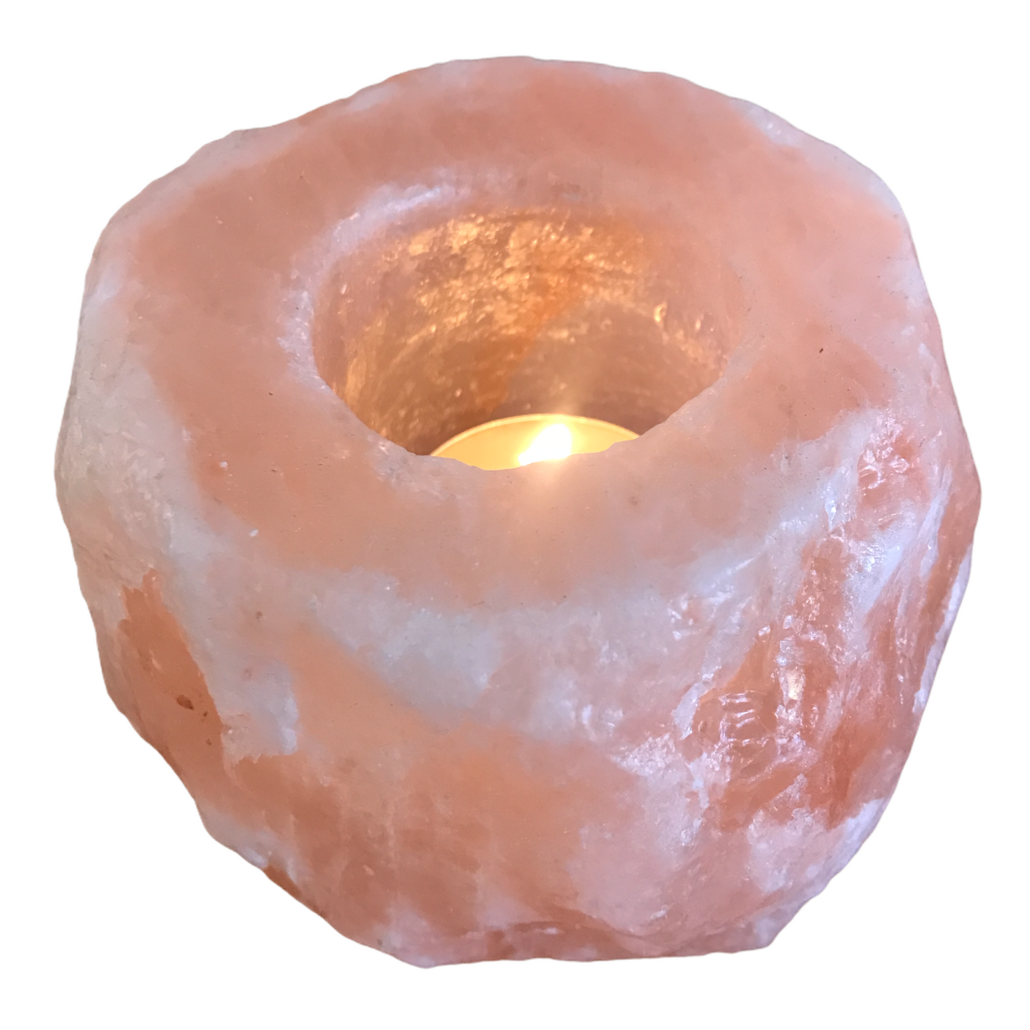 Himalayan Salt Candle Holder - Crystal Geological