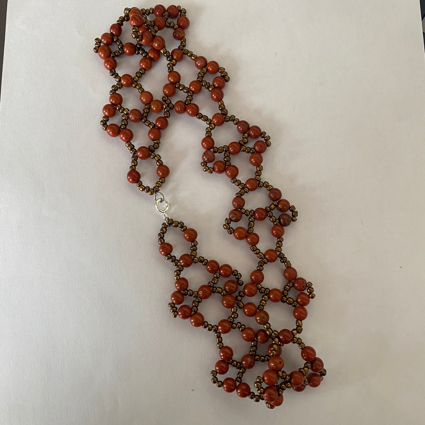 Red Jasper Choker Necklace - Crystal Geological