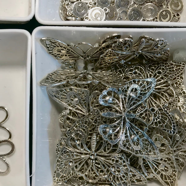 Assorted Metal Charms - Crystal Geological