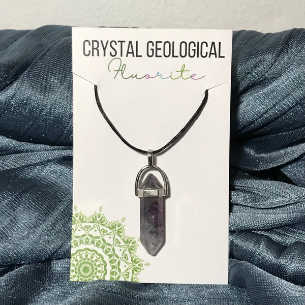 Assorted Gemstone Bullet Necklace - Crystal Geological
