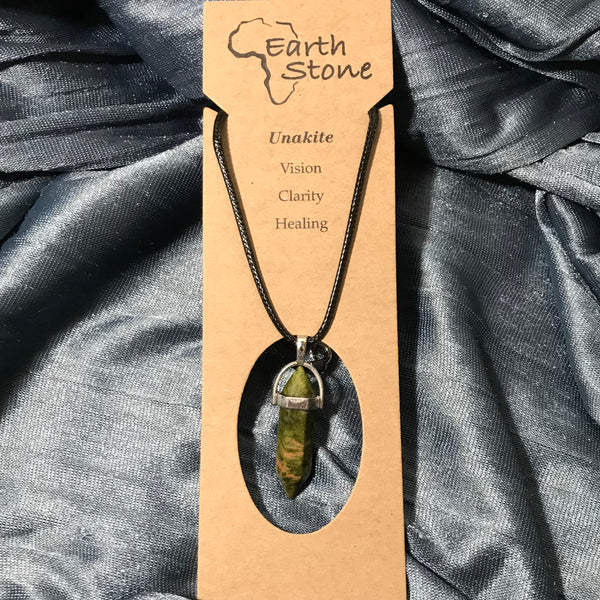 Assorted Gemstone Bullet Necklace - Crystal Geological