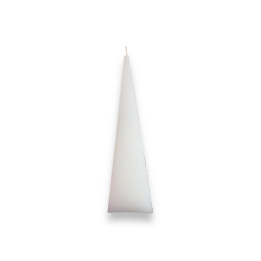Pyramid White Candle