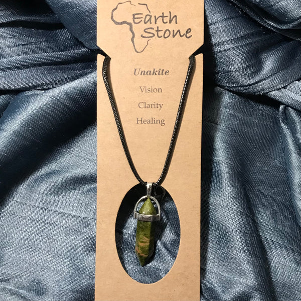 Assorted Gemstone Bullet Necklace - Crystal Geological