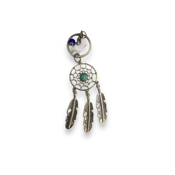 Assorted gemstone key rings