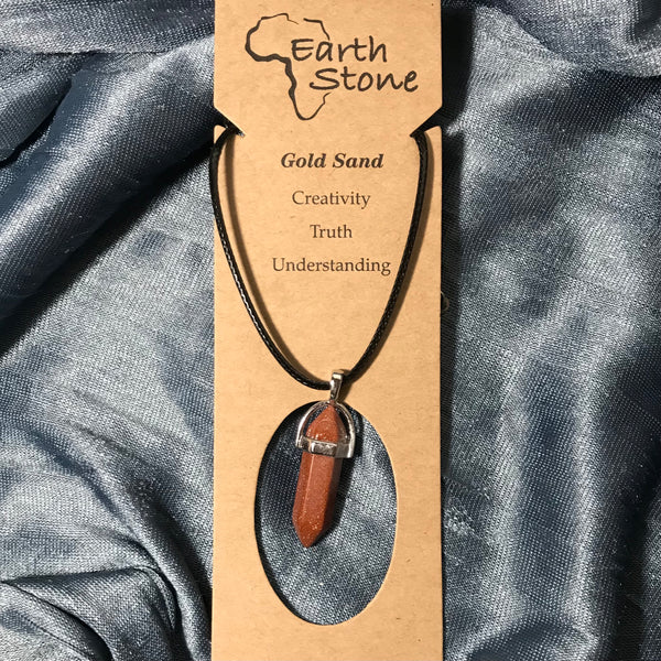 Assorted Gemstone Bullet Necklace - Crystal Geological