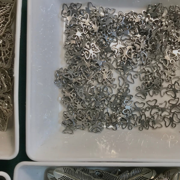 Assorted Metal Charms - Crystal Geological