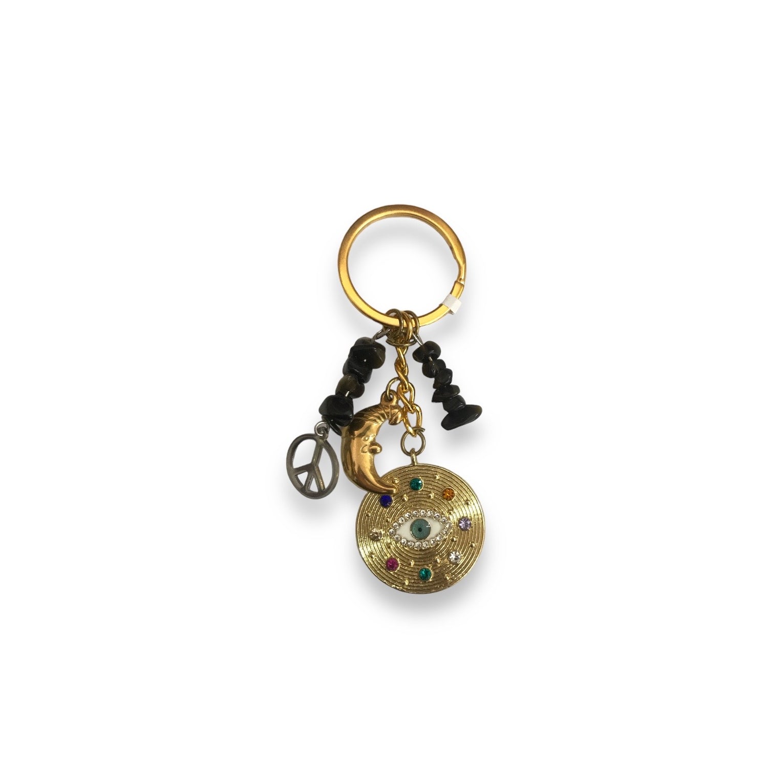 Assorted gemstone key rings – Crystal Geological