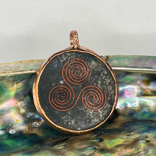 Orgonite in Copper Pendant - 3,5cm