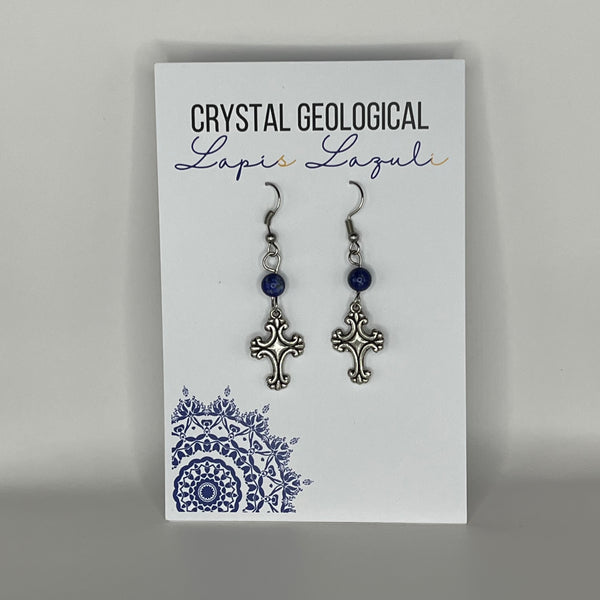 Assorted Lapis Lazuli Earring Pair - Crystal Geological