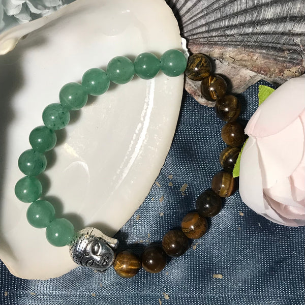 Assorted Buddha Gemstone Bracelets