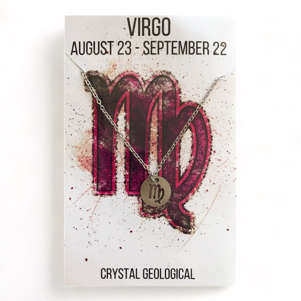 Assorted Zodiac Necklaces - Crystal Geological