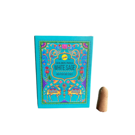 Golden India Incense Cones - Assorted - Backflow Incense