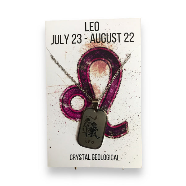 Assorted Zodiac Necklaces - Crystal Geological