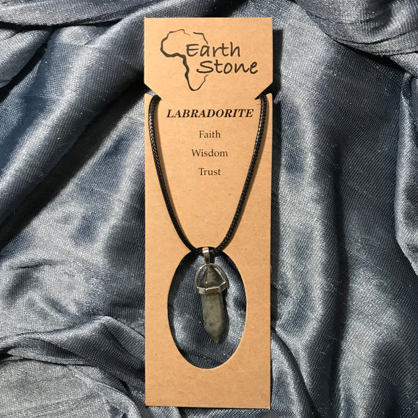 Assorted Gemstone Bullet Necklace - Crystal Geological