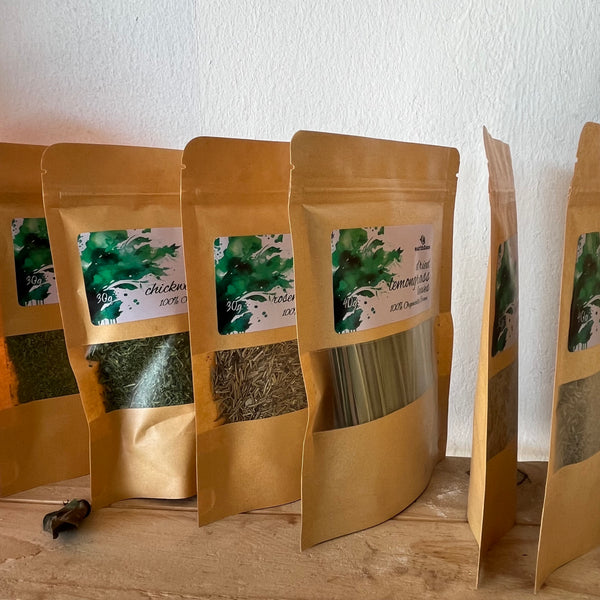 Assorted Earthzone Loose Dried Herbs (30g) - Crystal Geological