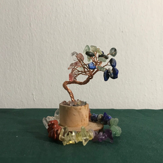 Mixed Gemstone Tree - 8cm