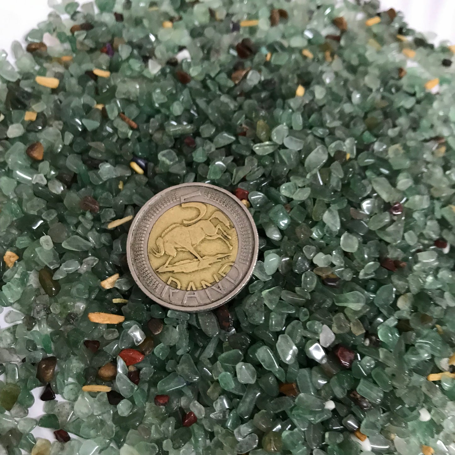 Extra Small Green Quartz Tumble Stone