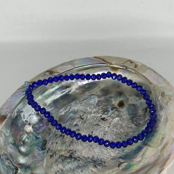 Faceted Glass Beaded Bracelets