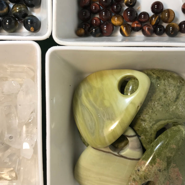 Assorted Loose Gemstone Beads - Crystal Geological