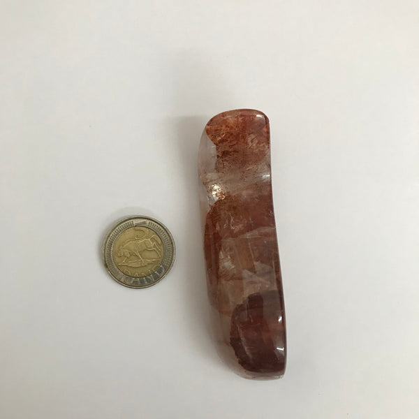 Quartz and Hematite Massage S -  Wand - 9cm - Crystal Geological