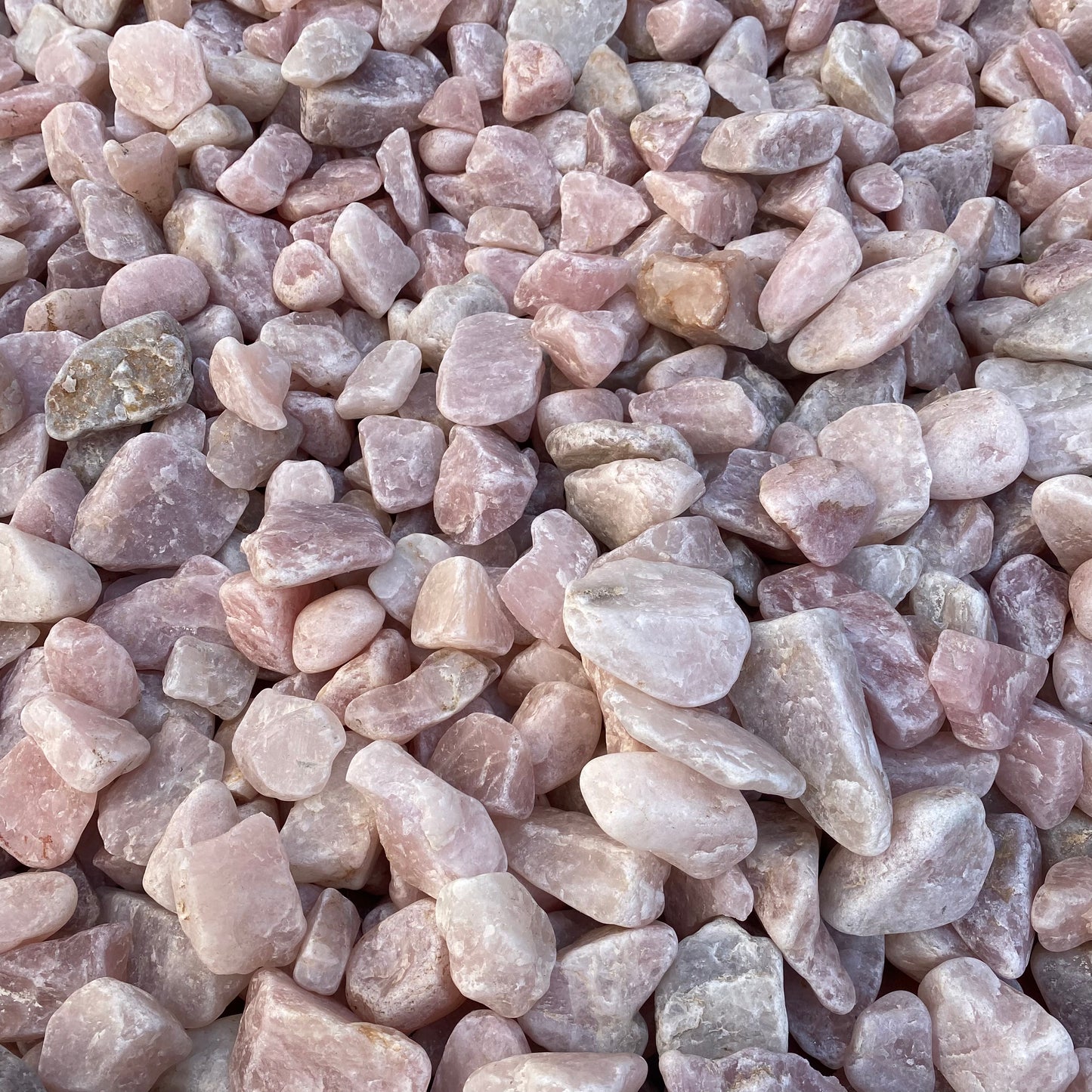 Rose Quartz Garden Tumble - Various KG bags