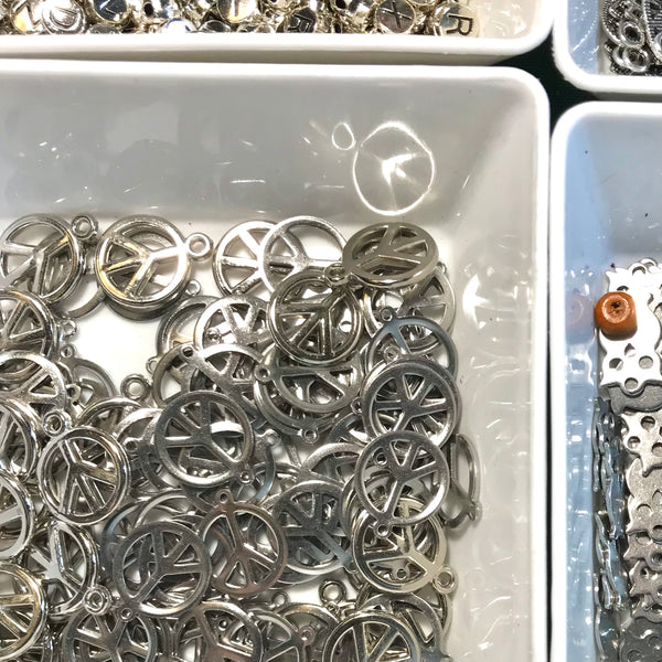 Assorted Metal Charms - Crystal Geological