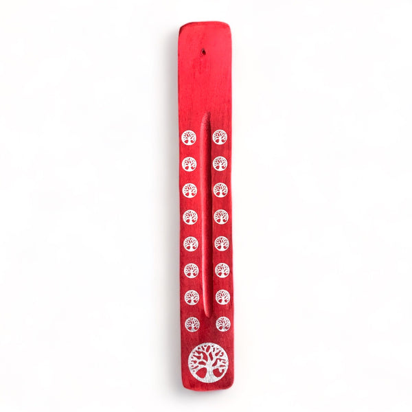 Tree of Life Incense Holder - 25cm - Wooden - Crystal Geological