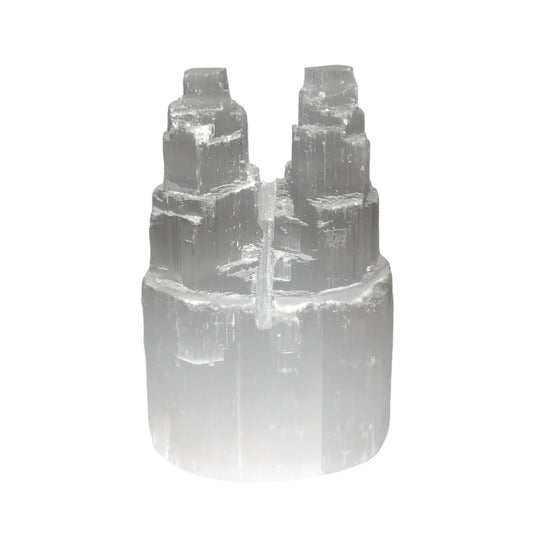 Selenite Twin Tower - 10.5cm