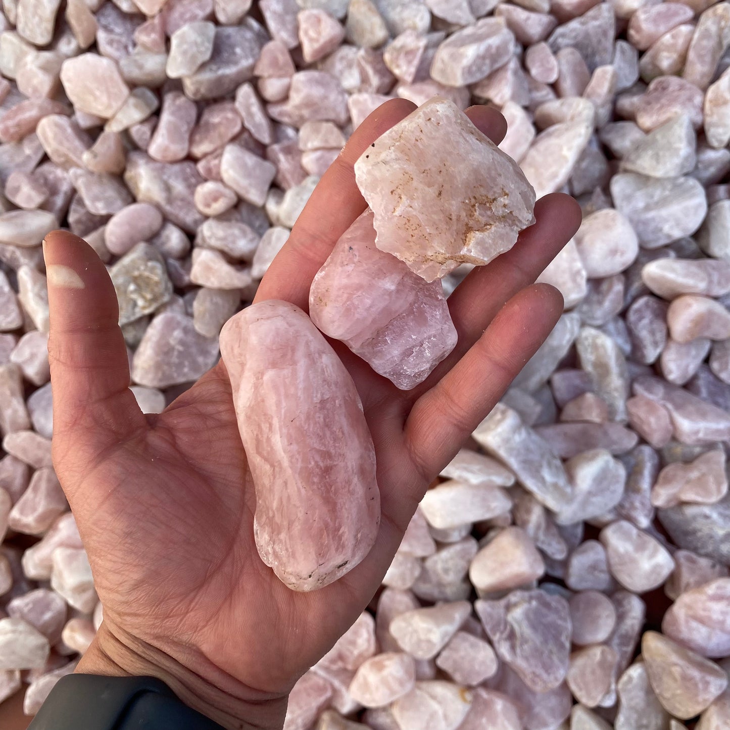 Rose Quartz Garden Tumble - Various KG bags