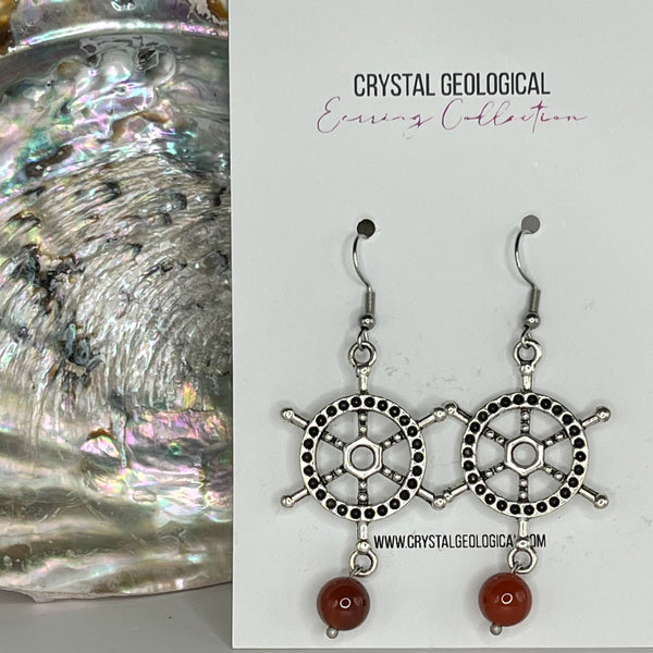 Assorted Carnelian Earring Pair