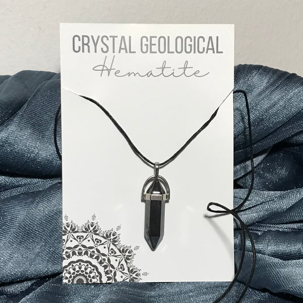 Assorted Gemstone Bullet Necklace - Crystal Geological