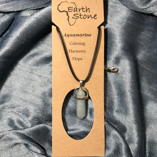 Assorted Gemstone Bullet Necklace - Crystal Geological