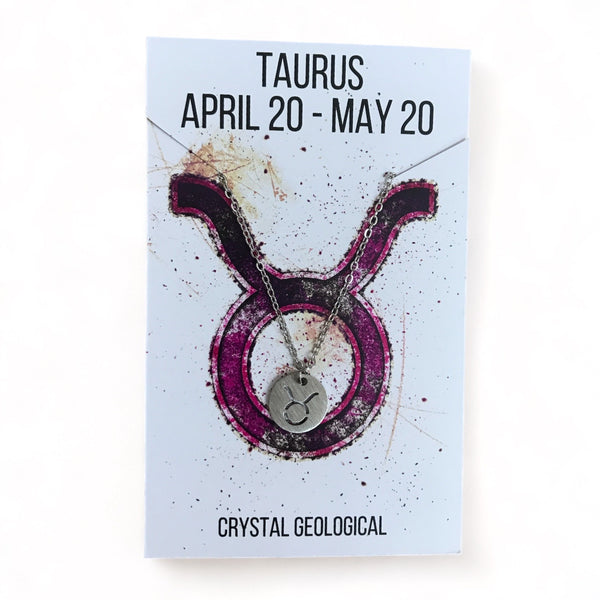 Assorted Zodiac Necklaces - Crystal Geological