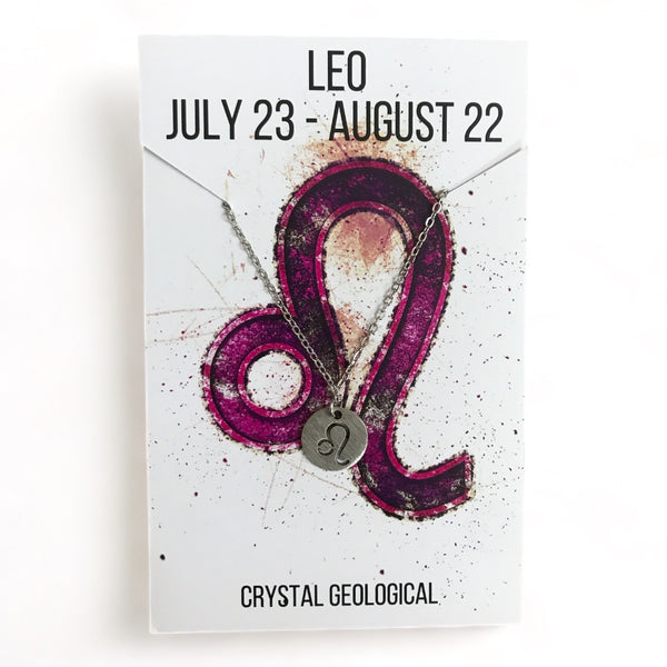 Assorted Zodiac Necklaces - Crystal Geological