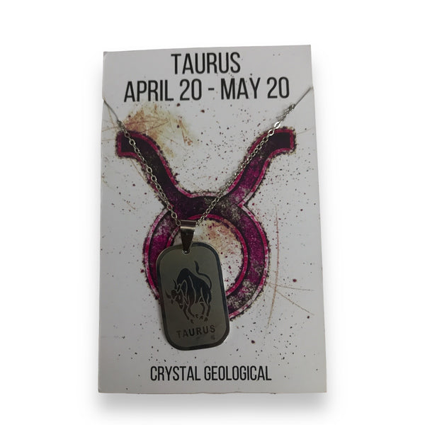 Assorted Zodiac Necklaces - Crystal Geological