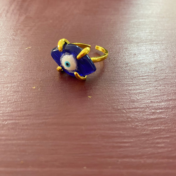 Assorted Evil Eye Ring - Adjustable size