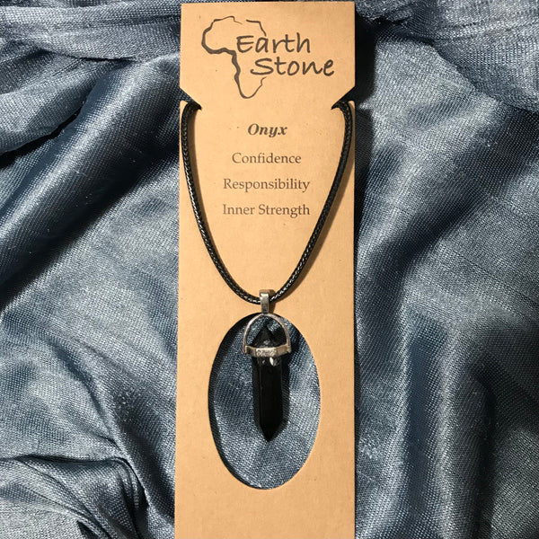 Assorted Gemstone Bullet Necklace - Crystal Geological