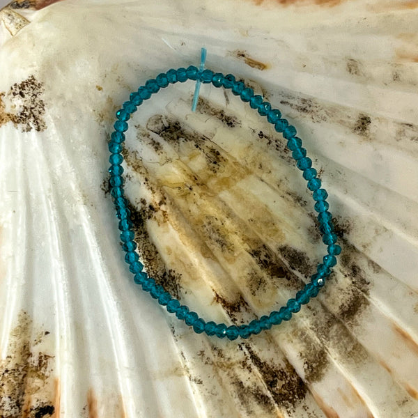 Faceted Glass Beaded Bracelets