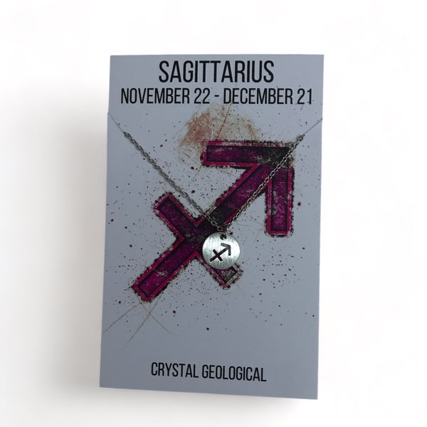 Assorted Zodiac Necklaces - Crystal Geological