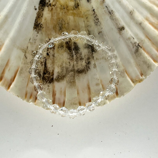 Faceted Glass Beaded Bracelets