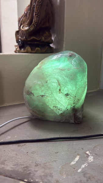 Fluorite Lamp - Semi Polished