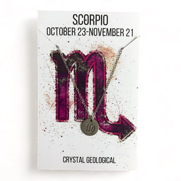 Assorted Zodiac Necklaces - Crystal Geological