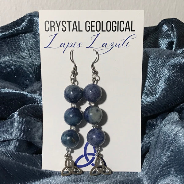 Assorted Lapis Lazuli Earring Pair - Crystal Geological