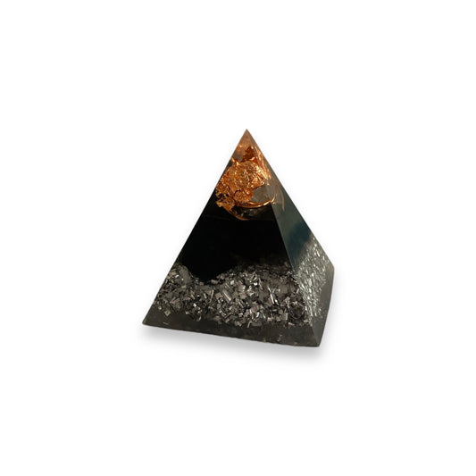 Shungite Orgonite Pyramid - 5cm
