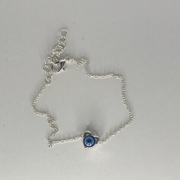 Assorted Evil Eye Stainless Steel Charm Bracelets