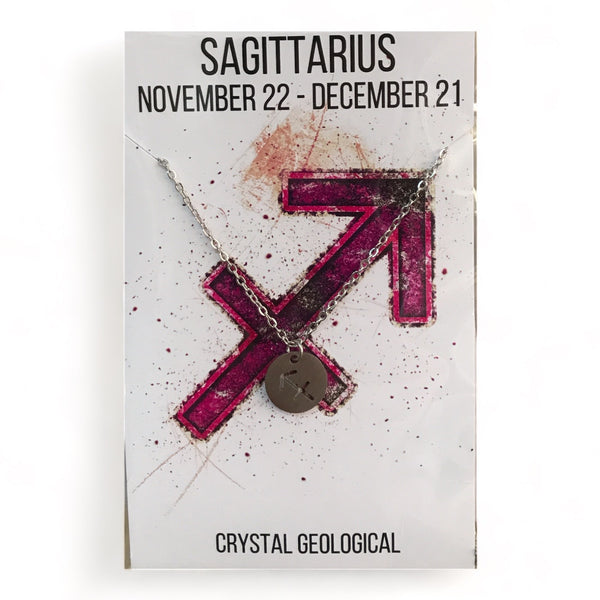 Assorted Zodiac Necklaces - Crystal Geological