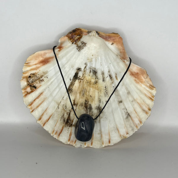 Assorted Tumble Gemstone Necklace on Black Cord - Crystal Geological - Crystal Geological