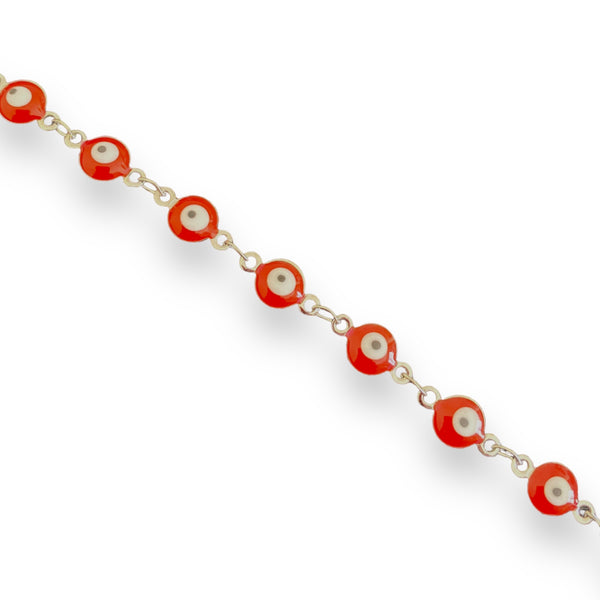 Evil Eye Stainless Steel Bracelet - Crystal Geological